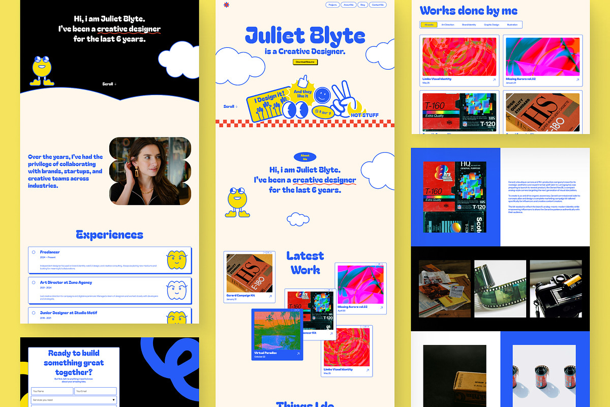 Creative Portfolio Figma Template, an UI Kit Template by Rozepaars Design (Photo 2 of 2)