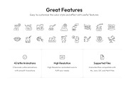 Animated Dental Outline Icons, an Outline Icon by Prosymbols (Thumbnail 2 of 4)