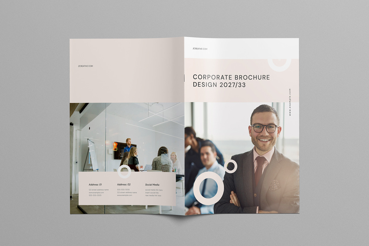 Corporate Brochure | Canva, a Brochure Template by Pixelpick (Photo 6 of 9)