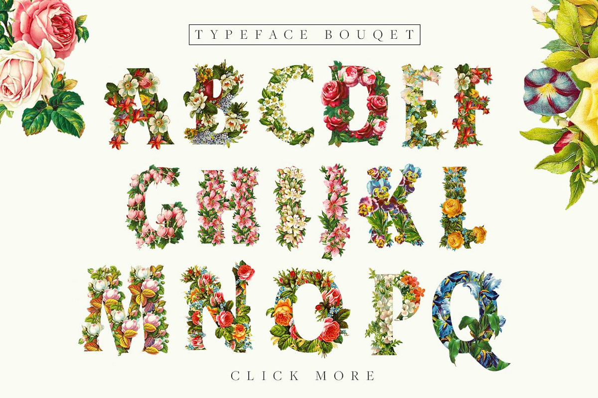 BOUQET - SVG Font Flower Watercolor, a Symbol Font by Anxiety Studio (Photo 22 of 24)