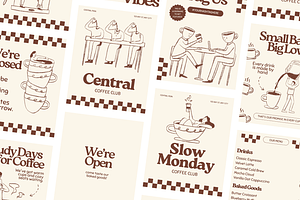 Coffee Shop Instagram Templates