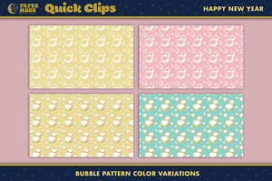 Happy New Year Clip Art & Patterns