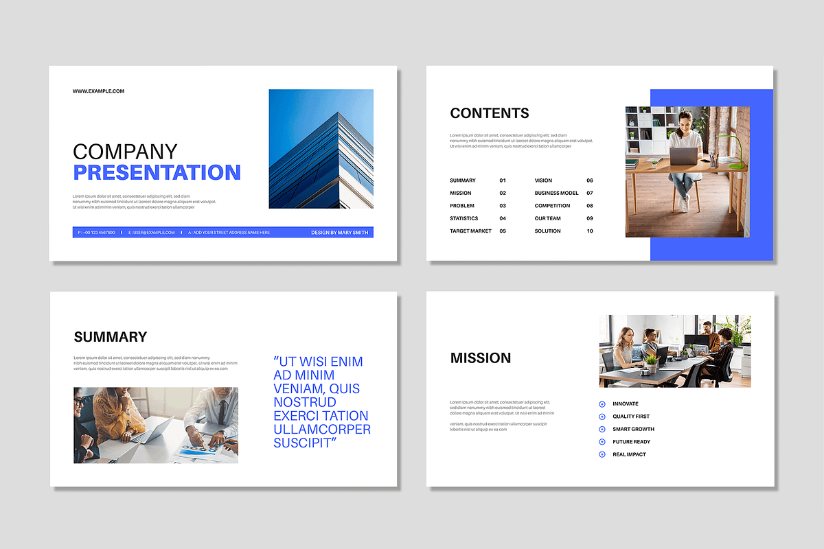 Corporate Company Presentation, a Presentation Template by MightyDesign (Photo 2 of 7)