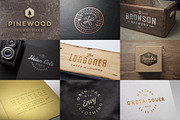 10 Logo/Badge Mock-Ups Vol.3, a Product Mockup by GraphicBurger (Thumbnail 2 of 5)