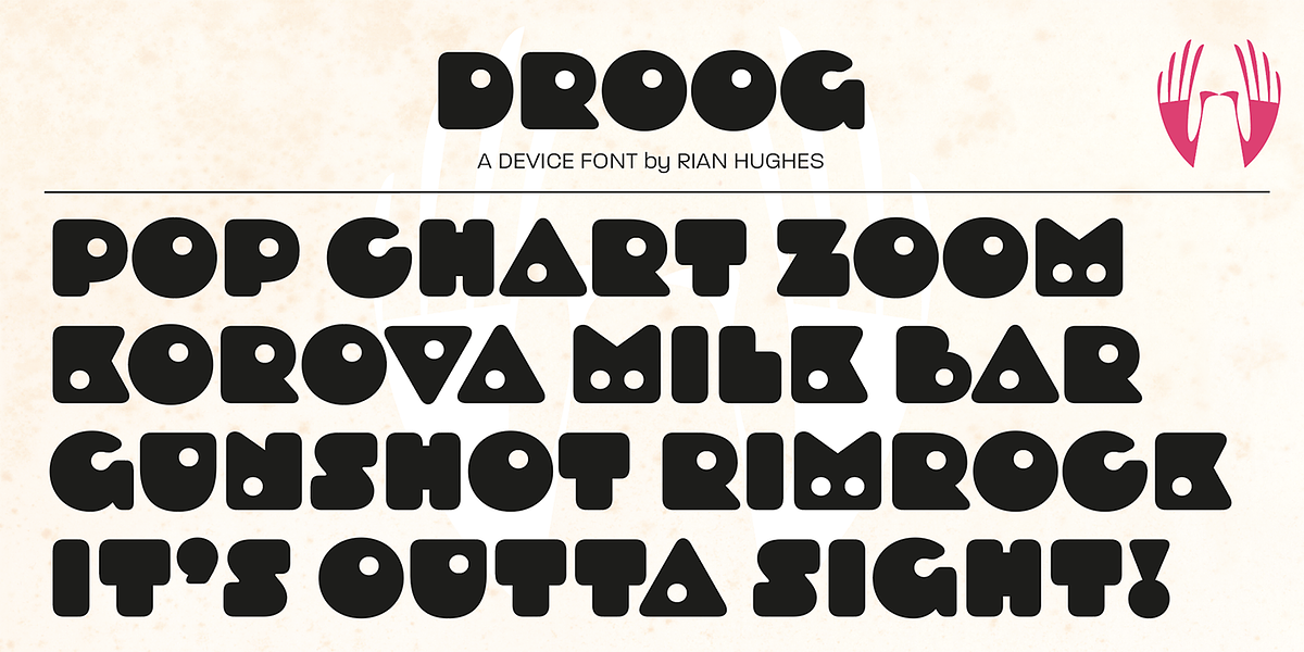 Droog, a Font by Device (Photo 2 of 7)