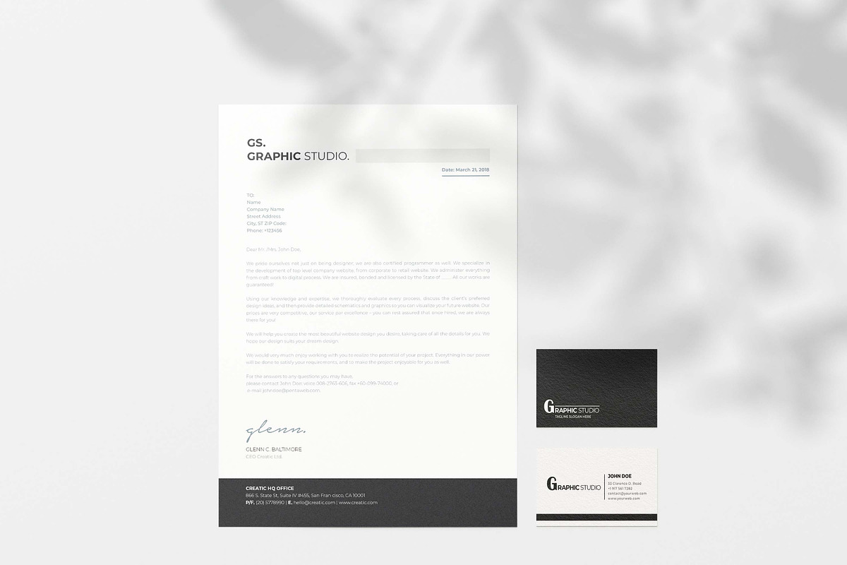 Corporate Identity, a Stationery Template by design_hut (Photo 6 of 7)