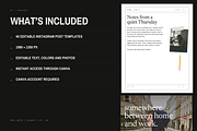 DESK NOTES | 40 Canva Templates, a Social Media Template by The Muza (Thumbnail 7 of 9)