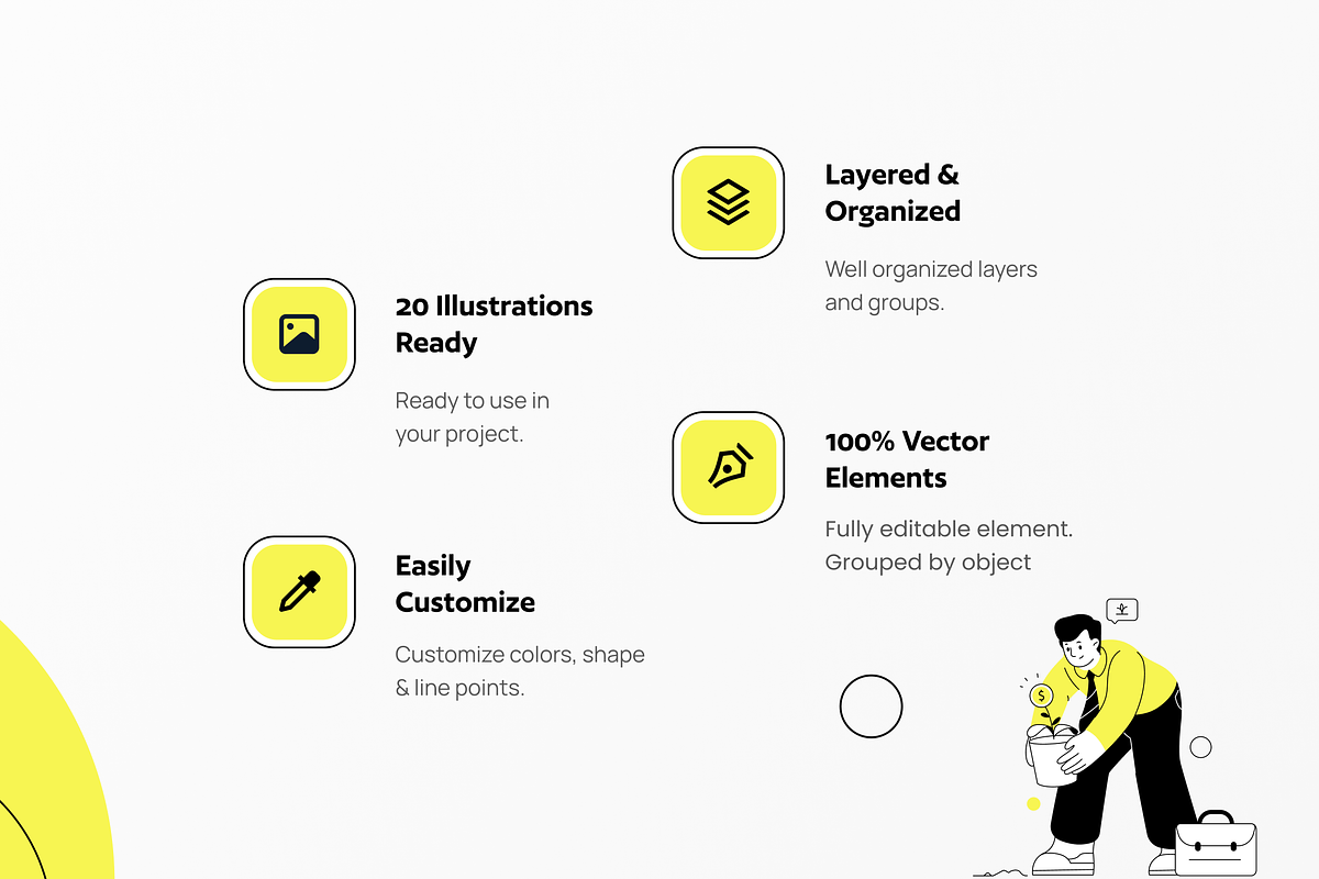 Fintechy - Fintech Illustrations Set, a Finance Illustration by Illustraly Design (Photo 2 of 8)