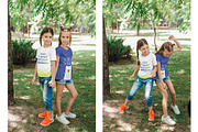 Kids Girl T-Shirt PSD Mockups Vol6, a Shirt Mockup by Hi, Mock-Up! (Thumbnail 5 of 8)
