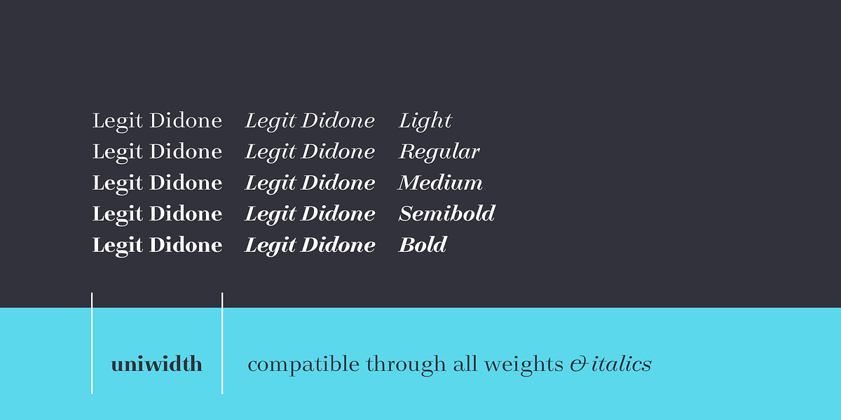 Legit Didone, a Serif Font by Finaltype (Photo 2 of 13)