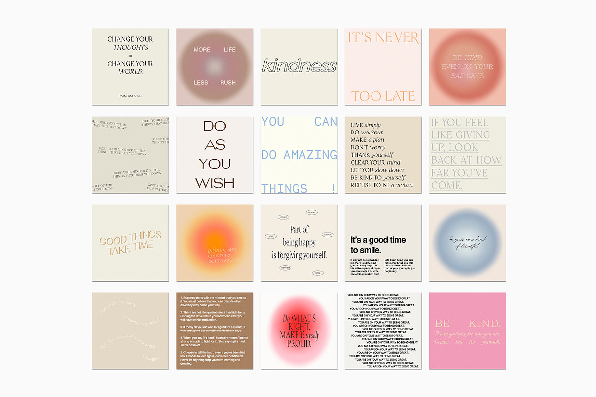 Instagram Social Media Quotes PS, a Social Media Template by Feel This (Photo 12 of 18)