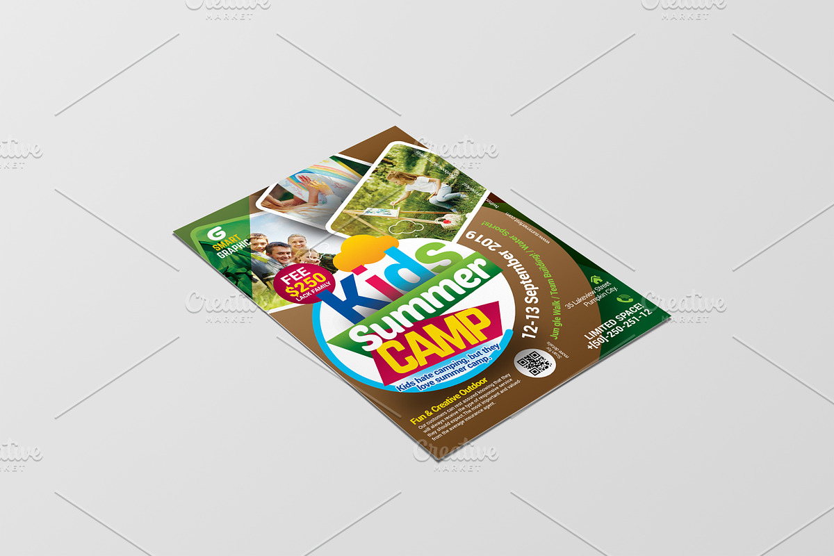 Summer Camp Flyer, a Flyer Template by Shishir Khan (Photo 2 of 6)