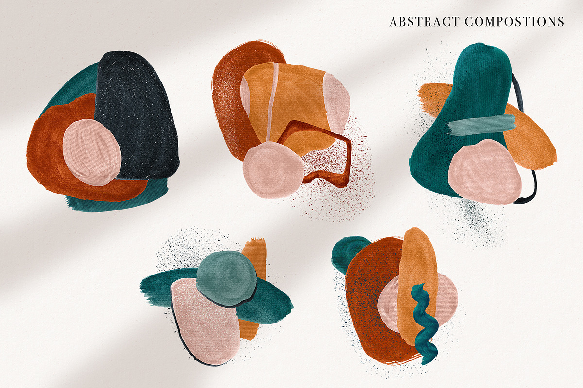 Abstract Gouache Shapes, Backgrounds, a Texture Graphic by CatJello Graphics (Photo 9 of 25)