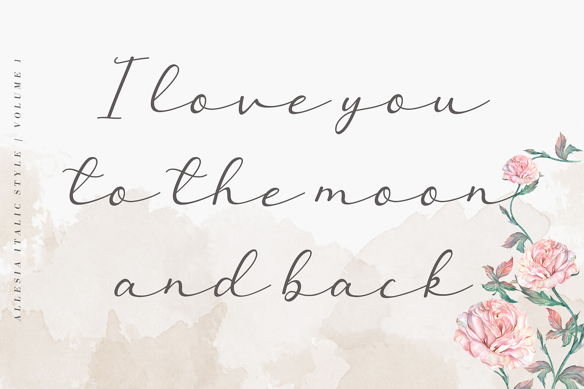 Allesia, a Script Font by AEN Creative Studio (Photo 12 of 12)