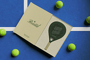 Padel Racket Packaging Mockup, a Cups & Container Mockup by graphicook (Thumbnail 3 of 4)