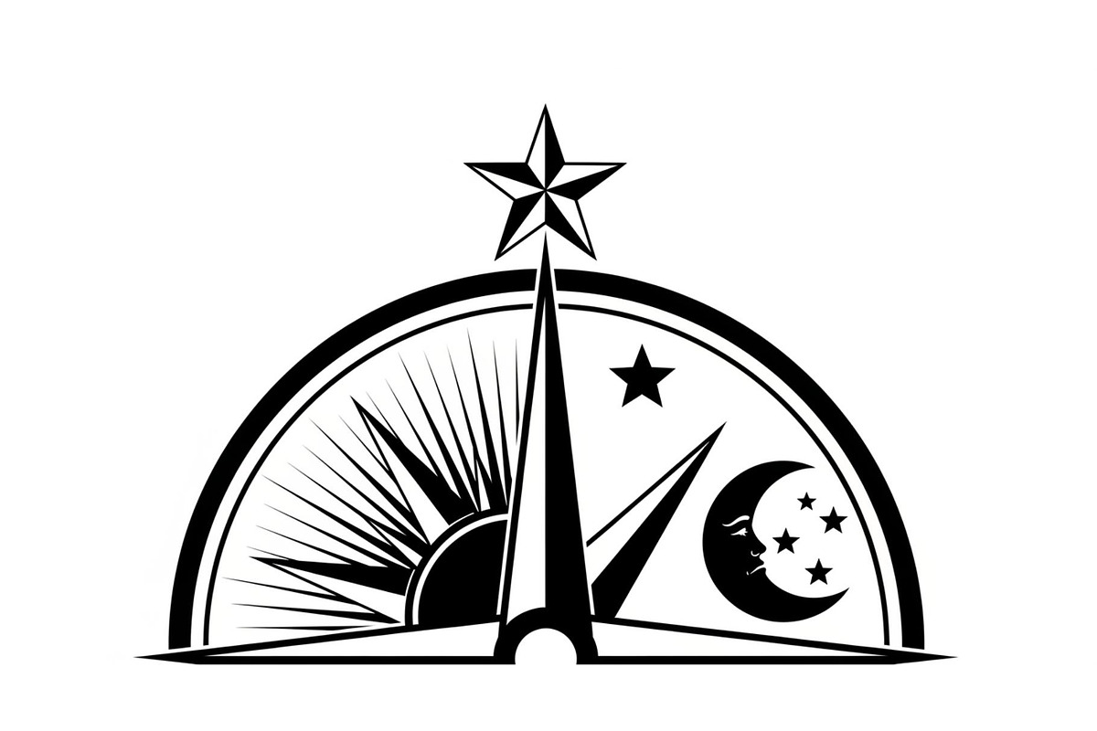 Celestial Compass SVG Bundle, an Illustration by Gaye Art (Photo 9 of 31)
