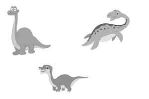 Cartoon Dinosaur Set 4 Procreate