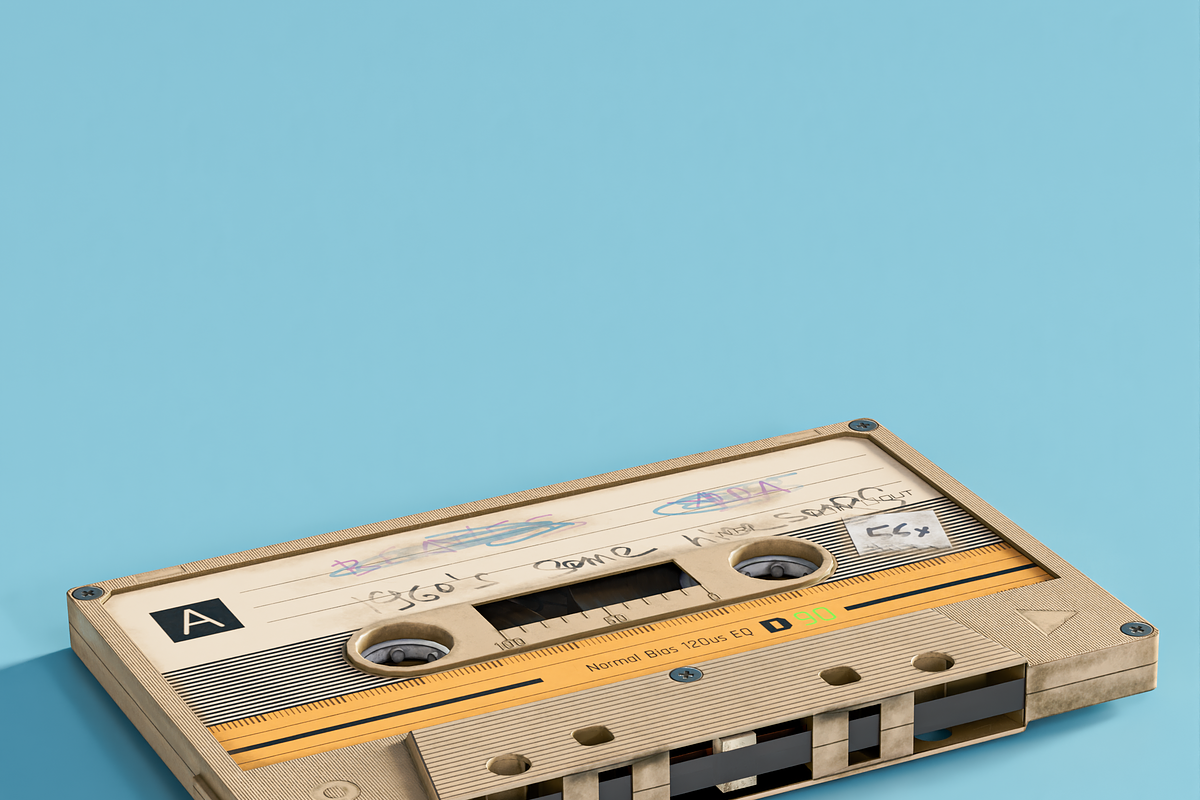 Retro cassette recorder, an Object 3D Model by Snji | 3D Models (Photo 7 of 13)