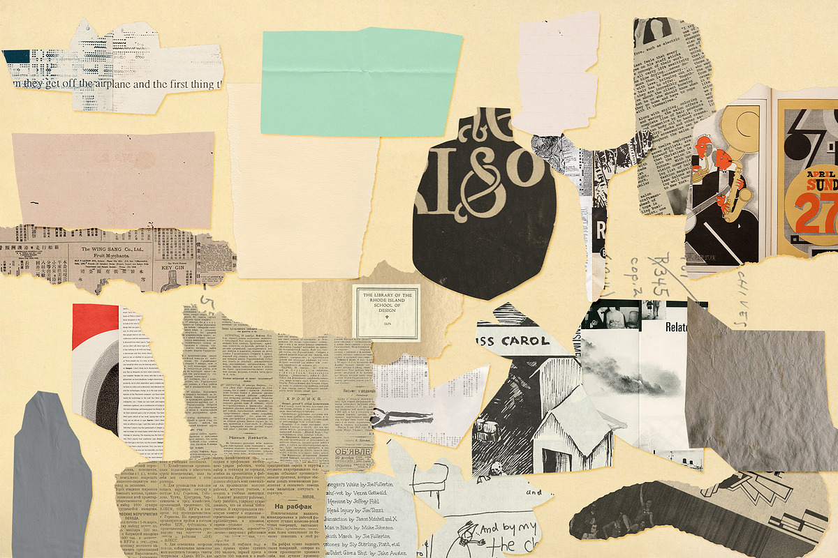 Paper Scraps 500+ | Paper Archive #5, an Object Graphic by bbymedia.store (Photo 4 of 5)