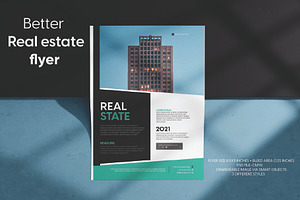 real estate sale flyer template, a Flyer Template by Workhu