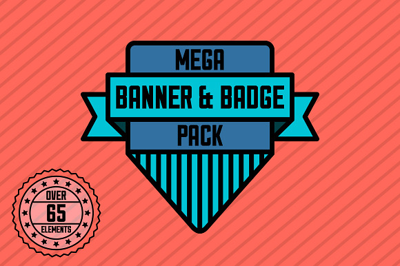Mega Banner & Badge Pack preview 6