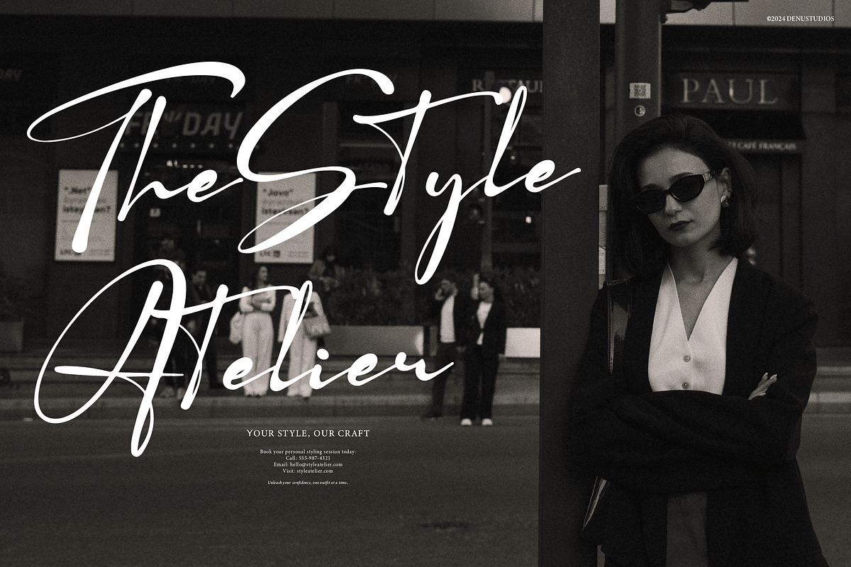 Flentha Bellyora Casual Script Font, a Script Font by Denustudios (Photo 6 of 13)