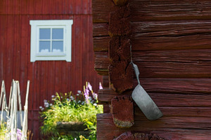 Wooden Red House