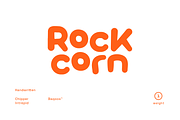 Rock Corn Font, a Handwritten Font by baqoos (Thumbnail 1 of 9)