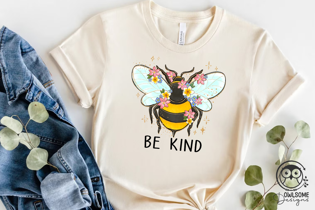 Bee Kind Png Sublimation Sublimation, a Graphic by Owlsome.Designs (Photo 5 of 6)