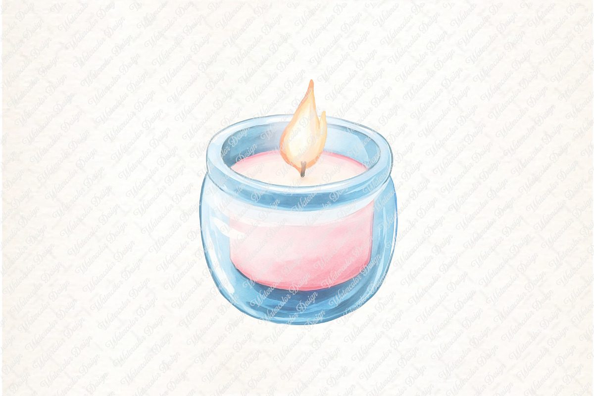 Spa Watercolor Clipart, an Illustration by Watercolor design (Photo 8 of 12)