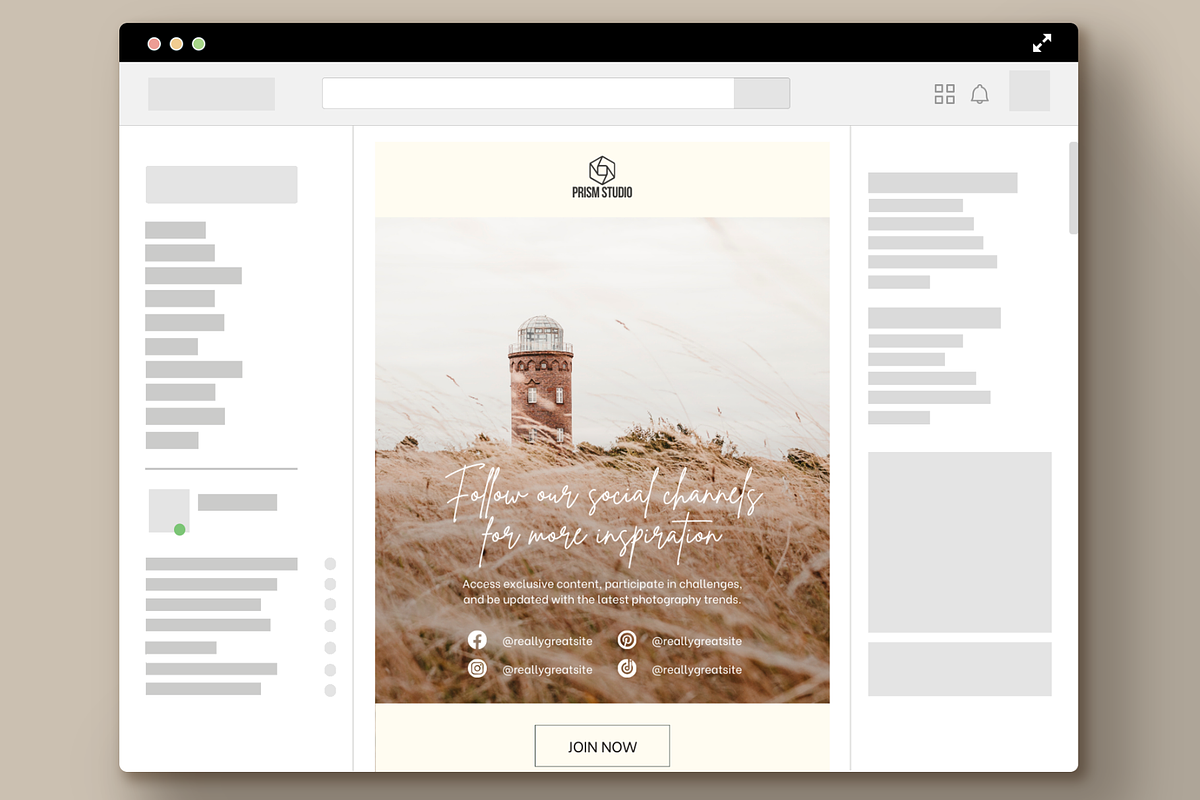 50 Photography Emails Canva Template, an Email Template by Creatif Foundry (Photo 8 of 9)