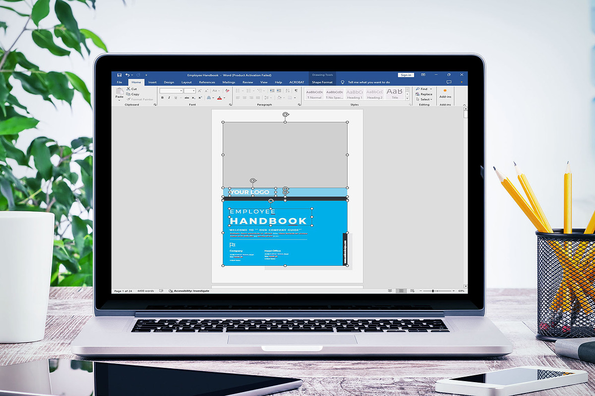Employee Handbook Bundle | Word, IND, a Brochure Template by obayes (Photo 43 of 75)