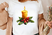 Watercolor Whimsical Holiday Clipart, an Illustration by Canvas Craft (Thumbnail 5 of 7)