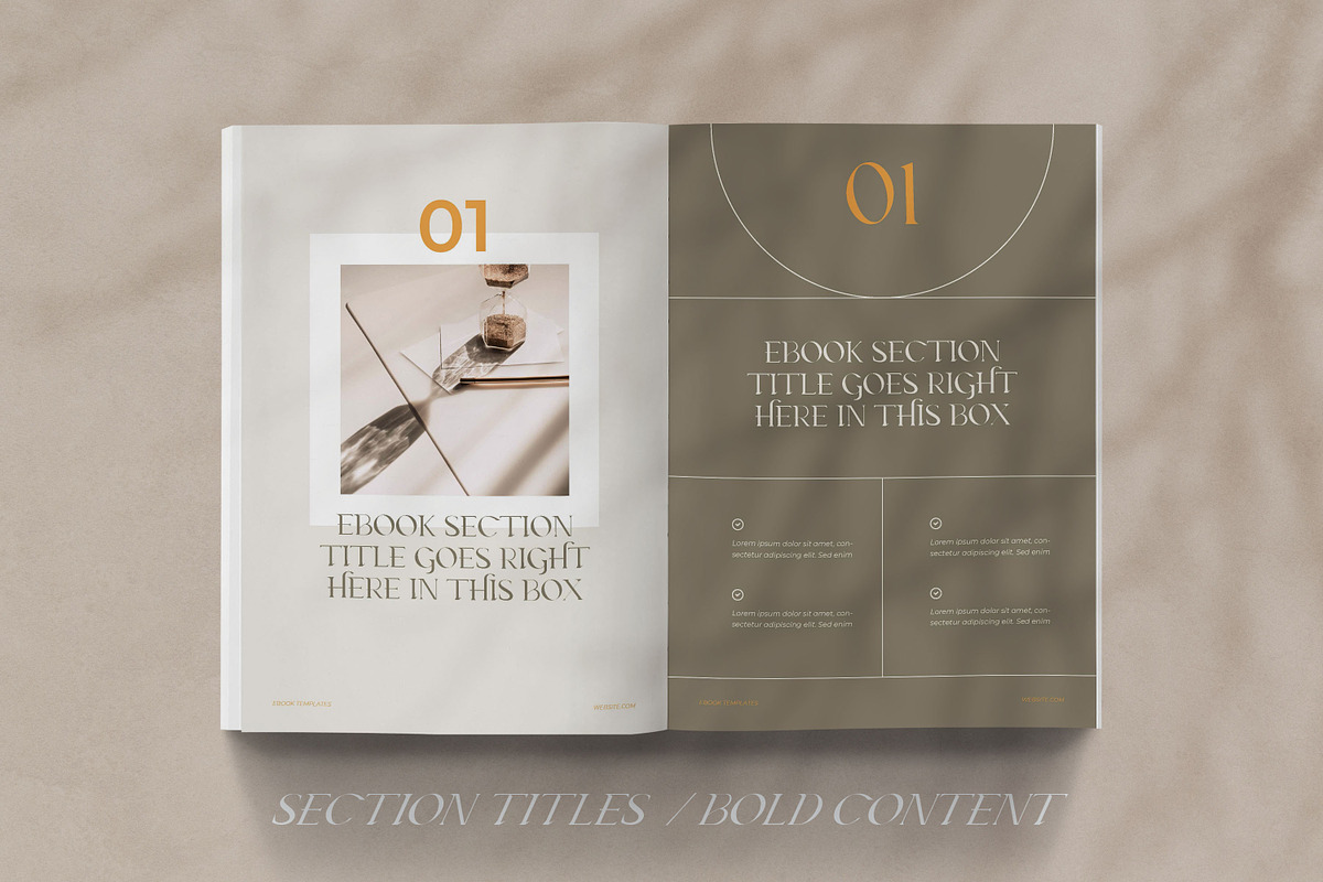 Aesthetic Ebook Templates CANVA, a Marketing Template by AndrewPixel (Photo 6 of 17)
