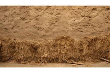 rural mud wall ai generated, an Architecture Photo by pikepicture