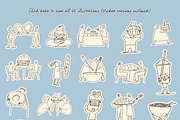 Naive Food: Hand-Drawn Characters, a Food Illustration by Veyla (Thumbnail 4 of 19)