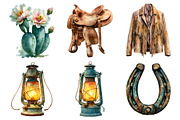 Western Clipart Bundle, a Seasonal Illustration by Daily.Designs (Thumbnail 3 of 4)