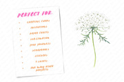 Wild Floral Clipart, Wild Floral png, an Illustration by Watercolor design (Thumbnail 11 of 12)
