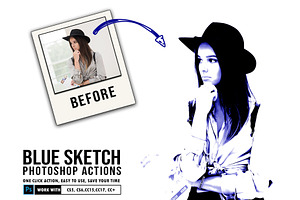 30 Modern Sketch Photoshop Actions