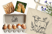 Farm life illustration set, an Object Graphic by NatalieArtShop (Thumbnail 10 of 10)
