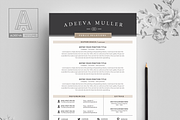 Modern Resume Template Lila, a Resume Template by AdeevaResume (Thumbnail 3 of 4)