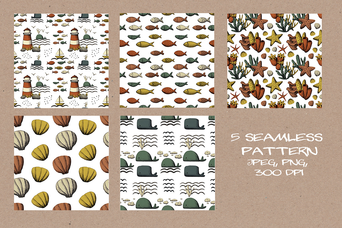 Ocean Underwater and Shore Clipart, an Illustration by LukaJreym (Photo 9 of 10)