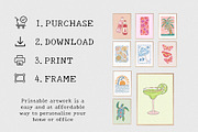 Summer Beach Wall Art Set, a Wallpaper Graphic by Helospace (Thumbnail 9 of 10)
