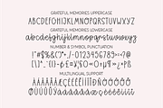 Grateful Memories - Whimsical Font, a Handwritten Font by Keithzo (Thumbnail 8 of 8)