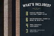 Custom Vintage Clothing Labels, a Branding & Logo Template by Ian Barnard (Thumbnail 4 of 4)