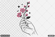 Cherry Blossom SVG PNG Bundle, an Illustration by Actual Pixel (Thumbnail 17 of 33)