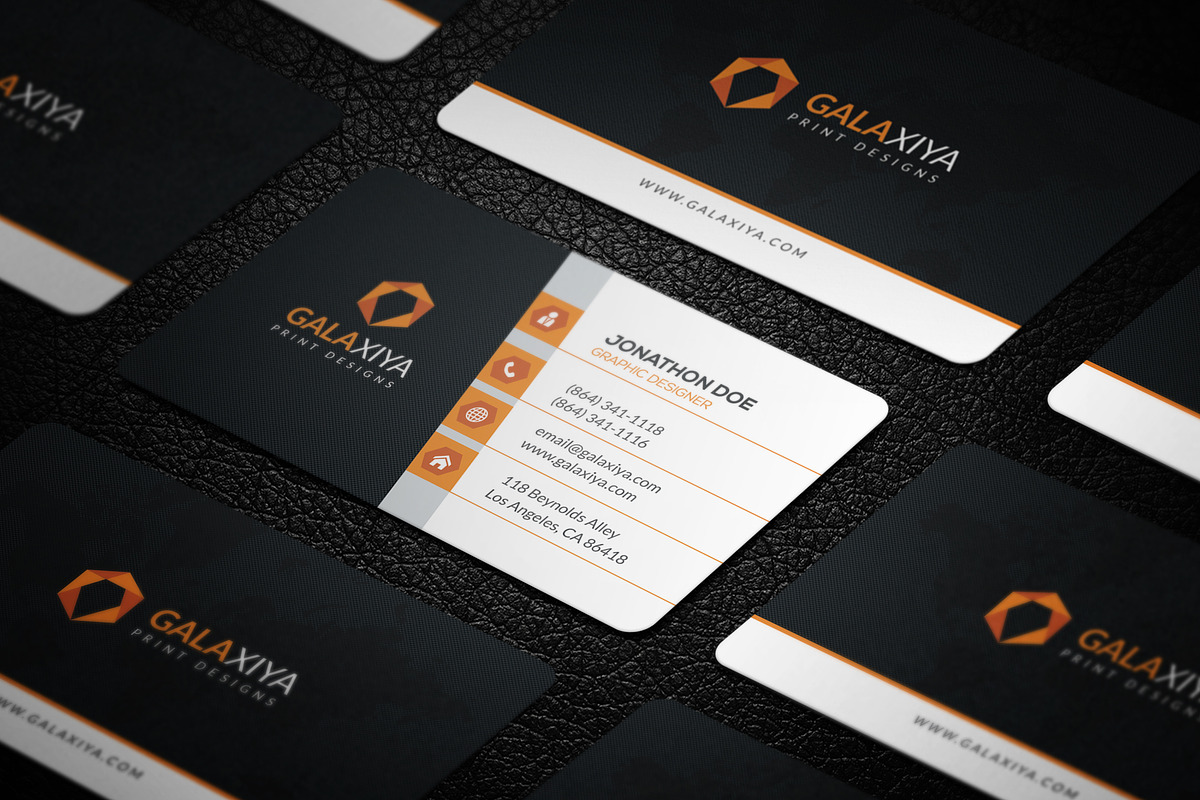 Creative Modern Business Cards, a Business Card Template by Galaxiya (Photo 4 of 11)