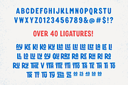 Free Lunch — Vintage lettering font, a Sans Serif Font by SimpleBits® (Thumbnail 4 of 4)