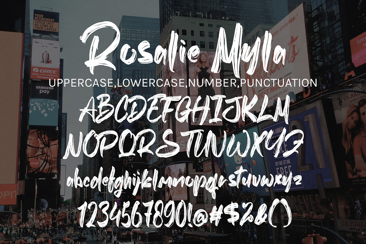 Rosalie Myla, a Handwritten Font by HaKi Studio (Photo 5 of 5)