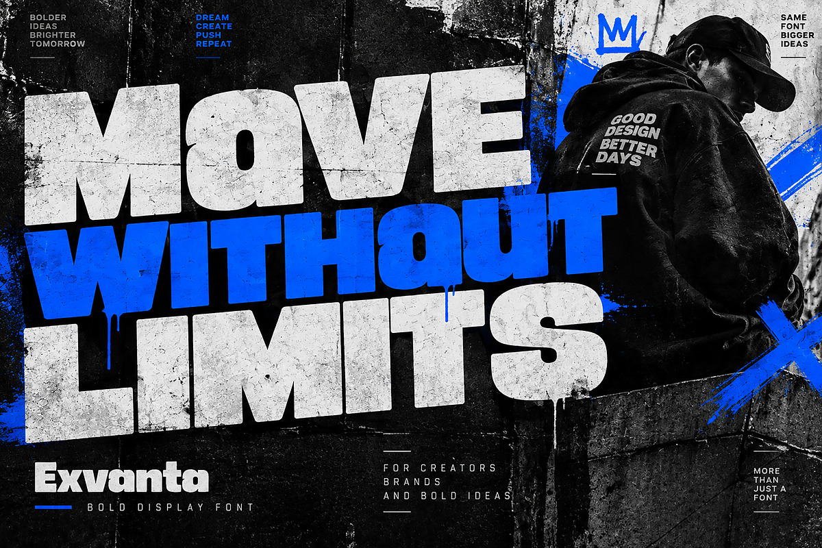 Exvanta – Bold Display Typeface, a Slab Serif Font by Wow Magic (Photo 3 of 5)